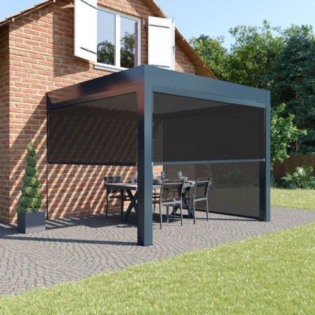 Pergola Bioclimatique GRANDLUX Adossée Sur Mesure