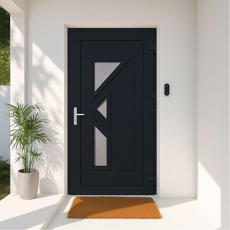 Porte d'Entrée en PVC STARTER ANNECY Standard 2150 x 900 mm
