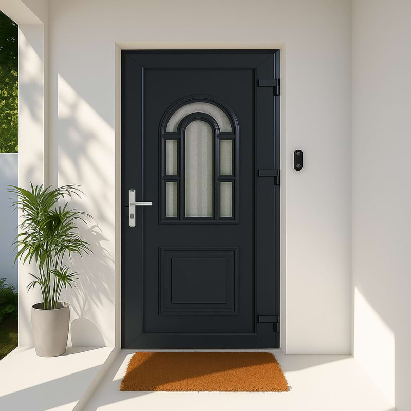 Porte d'Entrée en PVC STARTER SAINT-DENIS Standard 2150 x 900 mm