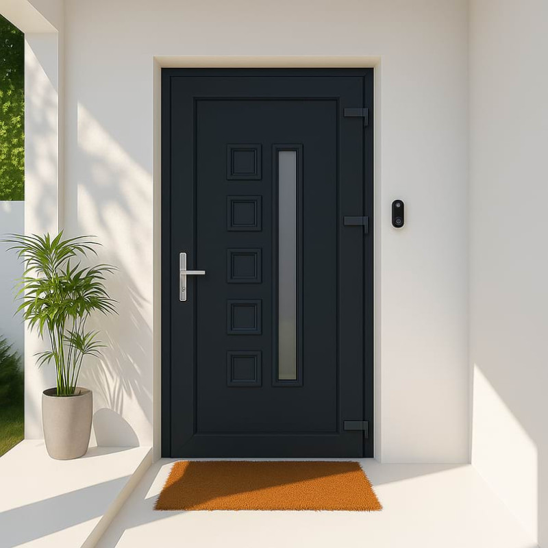 Porte d'Entrée en PVC STARTER LIMOGES Standard 2150 x 900 mm