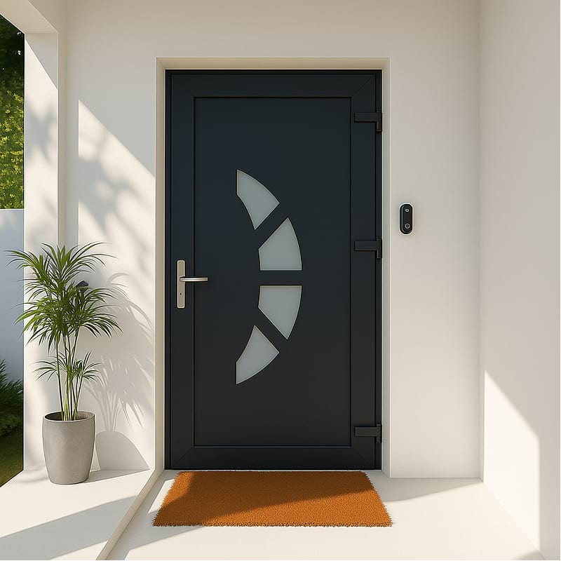 Porte d'Entrée en PVC STARTER TARBES Standard 2150 x 900 mm