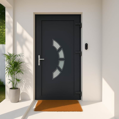 Porte d'Entrée en PVC STARTER RENNES Standard 2150 x 900 mm