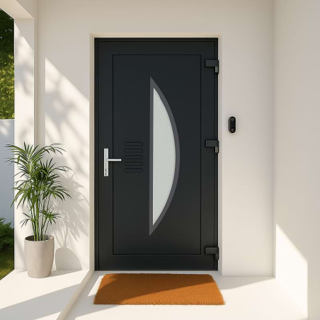 Porte d'Entrée en PVC STARTER STRASBOURG Standard 2150 x 900 mm