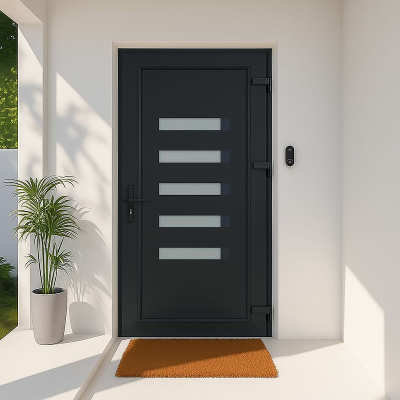 Porte d'Entrée en PVC STARTER ANGERS Standard 2150 x 900 mm