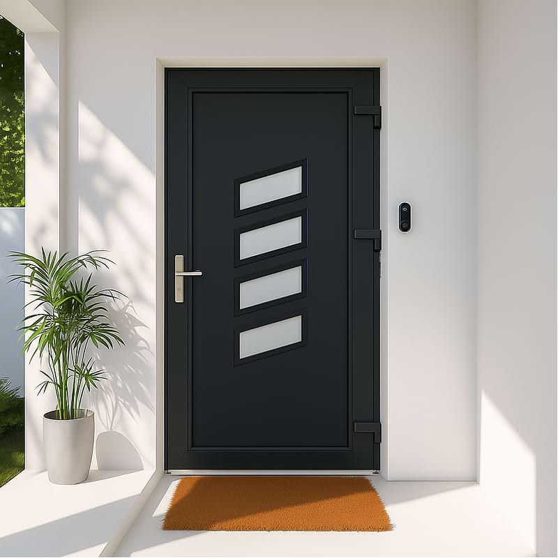 Porte d'Entrée en PVC STARTER NÎMES Standard 2150 x 900 mm