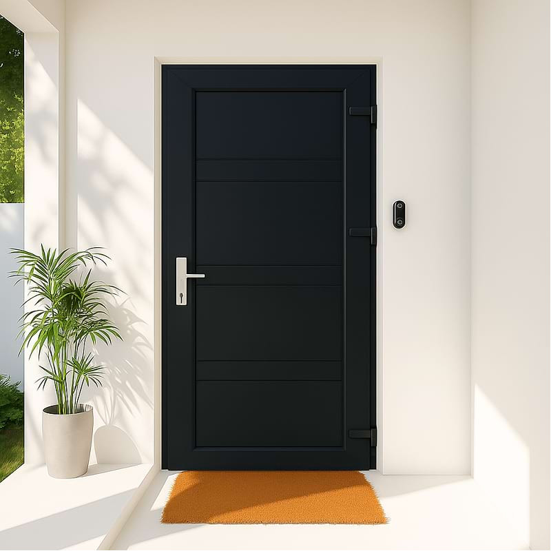 Porte d'Entrée en PVC STARTER BAYONNE Standard 2150 x 900 mm
