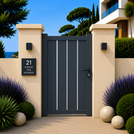 Portillon Frankfurt Aluminium Sur Mesure