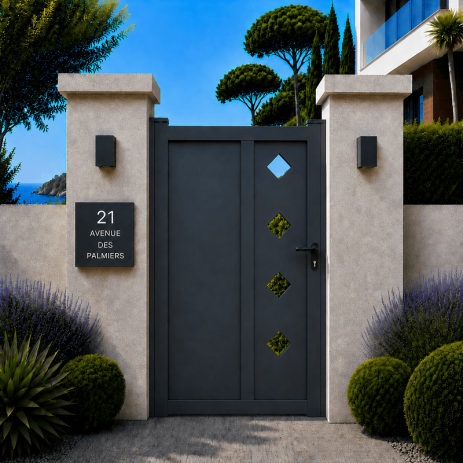 Portillon Berlin Aluminium Sur Mesure
