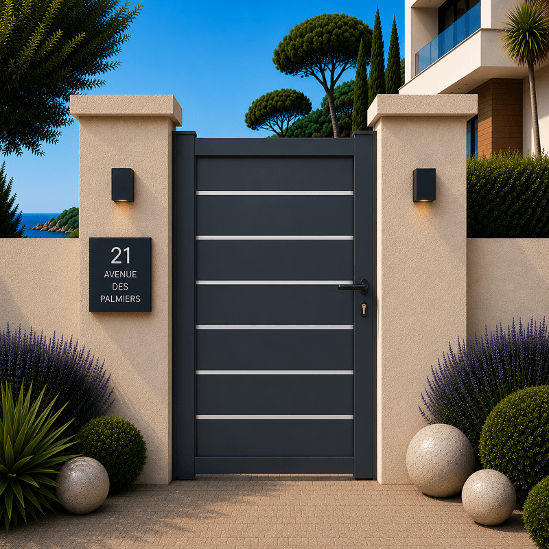 Portillon Dallas Aluminium Sur Mesure