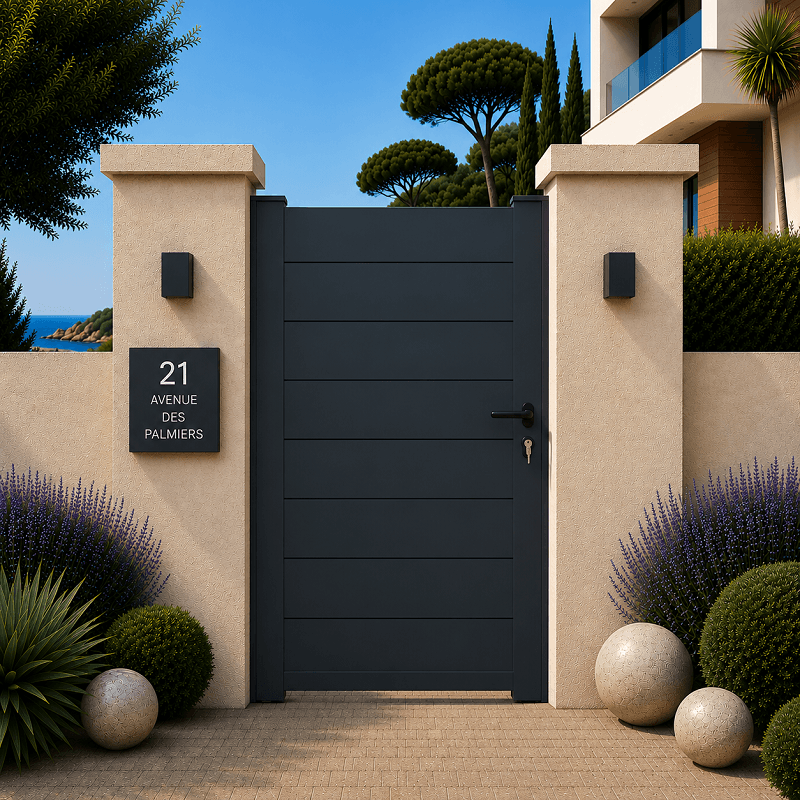Portillon Las Vegas Aluminium Sur Mesure