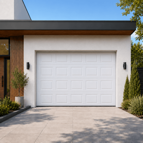 Porte de Garage Sectionnelle Sur Mesure Cassette avec Ressort à Torsion