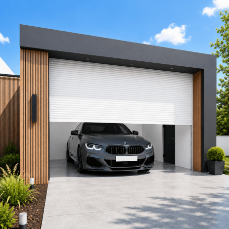 Porte de Garage Enroulable en Aluminium Motorisée Standard 2400 x 2000 mm GRANDLUX