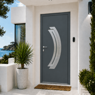 Porte d'Entrée en Aluminium...