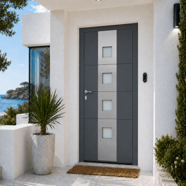 Porte d'Entrée en Aluminium...
