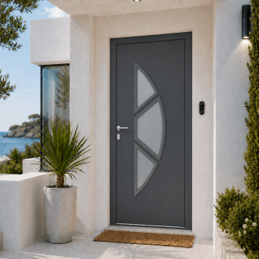 Porte d'Entrée en Aluminium...