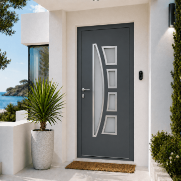 Porte d'Entrée en Aluminium...