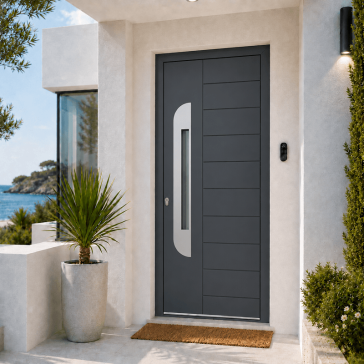 Porte d'Entrée en Aluminium...