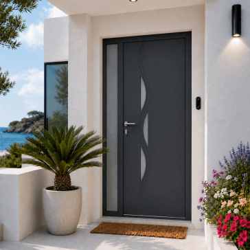 Porte d'Entrée en Aluminium...