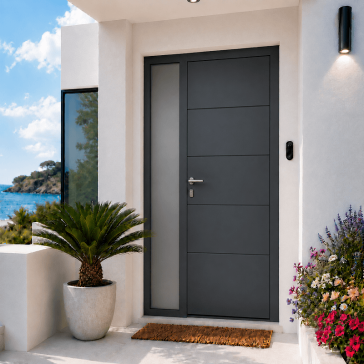 Porte d'Entrée en Aluminium...