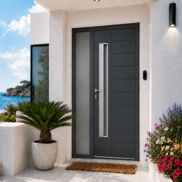 Porte d'Entrée en Aluminium...
