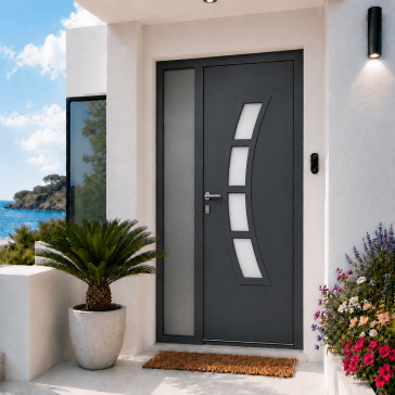 Porte d'Entrée en Aluminium...