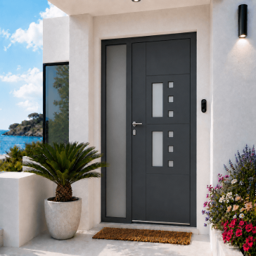 Porte d'Entrée en Aluminium...