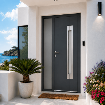 Porte d'Entrée en Aluminium...