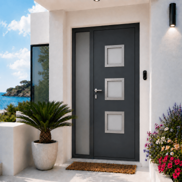 Porte d'Entrée en Aluminium...