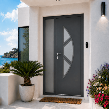 Porte d'Entrée en Aluminium...