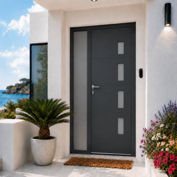 Porte d'Entrée en Aluminium...
