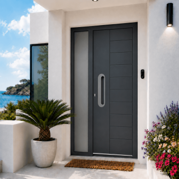 Porte d'Entrée en Aluminium...