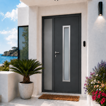 Porte d'Entrée en Aluminium...