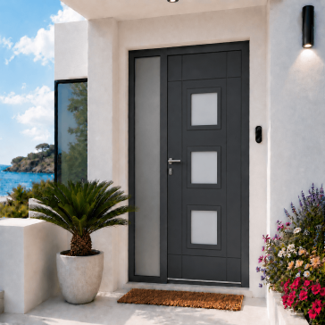 Porte d'Entrée en Aluminium...