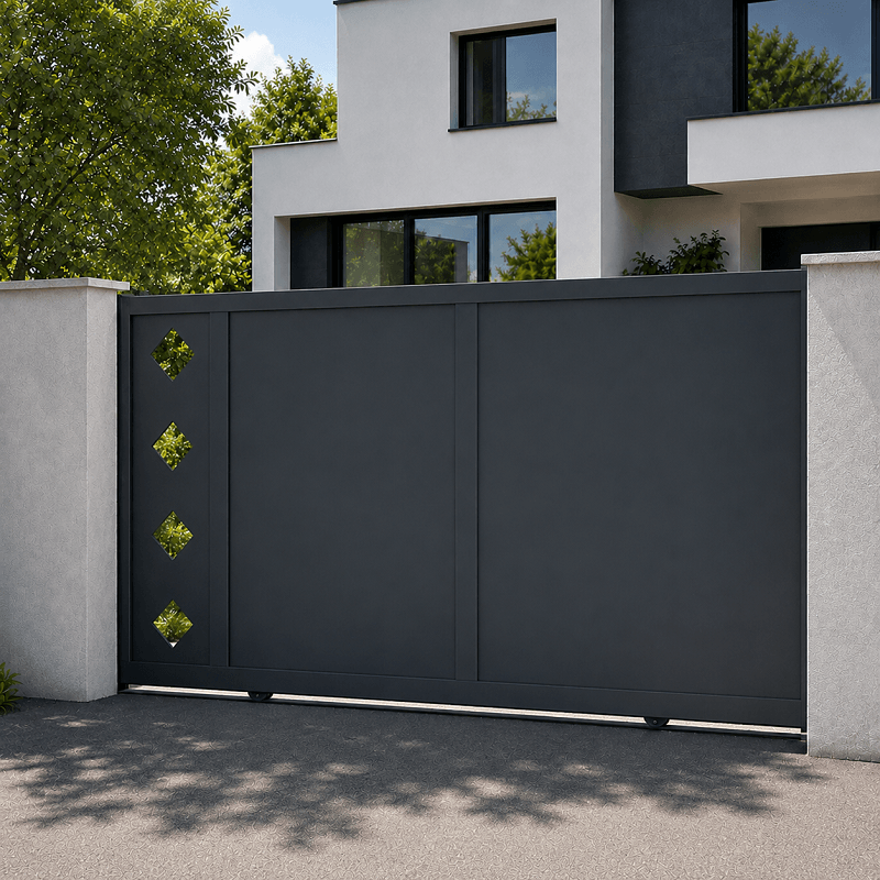 Portail Berlin Aluminium Coulissant Sur Mesure 
