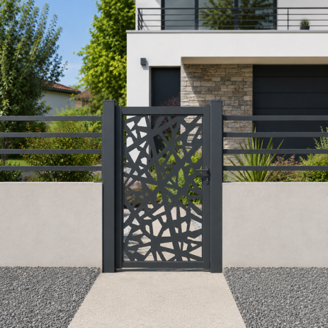 Portillon Parme aluminium Standard