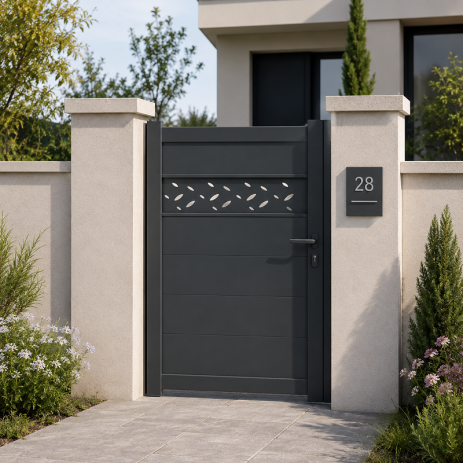 Portillon Naples aluminium Standard
