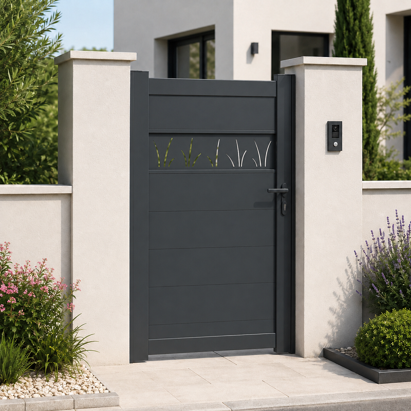Portillon Ravenne aluminium Sur Mesure