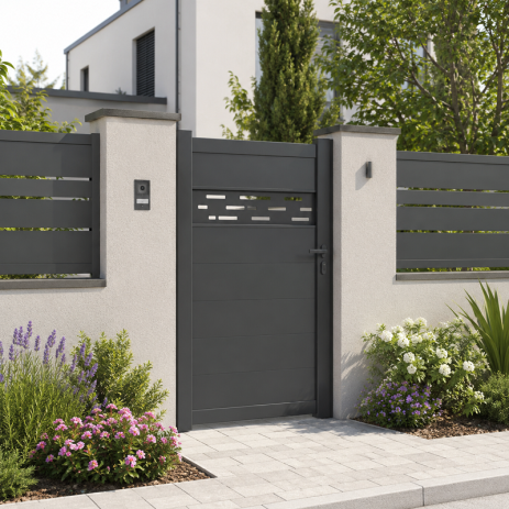 Portillon Perouse aluminium Sur Mesure