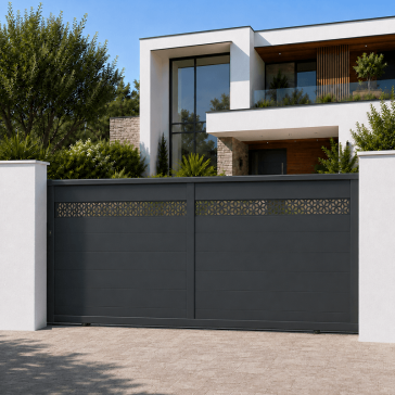 Portail Genes aluminium...