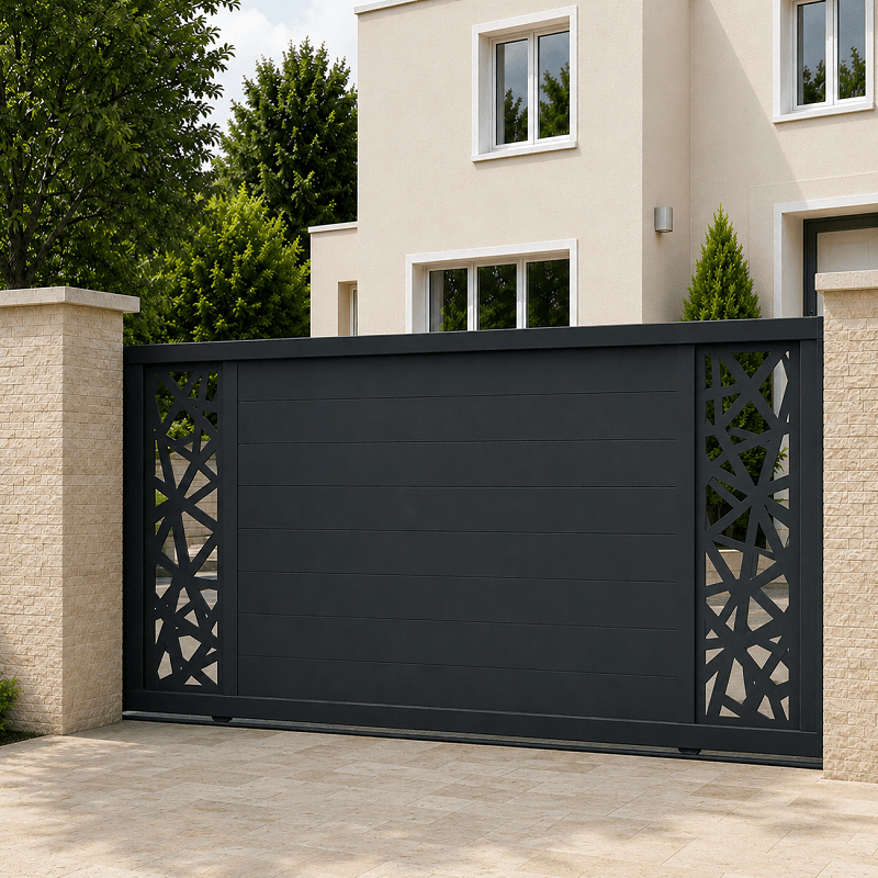 Portail Parme aluminium Coulissant Standard