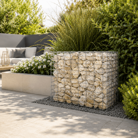 Gabion Modèle Demi-Basic H 600 x L 600 x P 300 mm