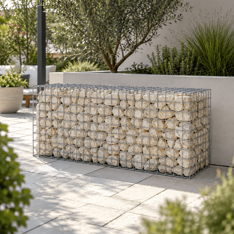Gabion Modèle Basic H 600 x L 1200 x P 300 mm