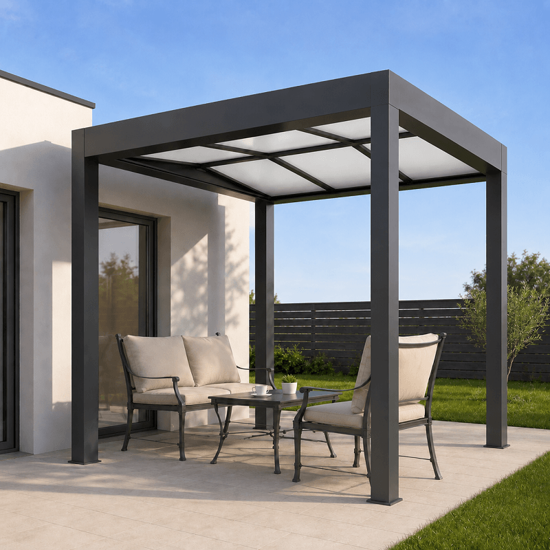 Pergola Polycarbonate Aluminium GRANDLUX