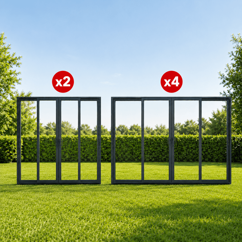 Fermeture de Pergola Toit Plat 6x3 M