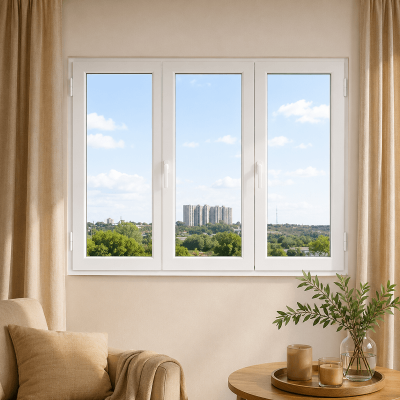 Fenêtre PVC 3 vantaux STARTER sur mesure