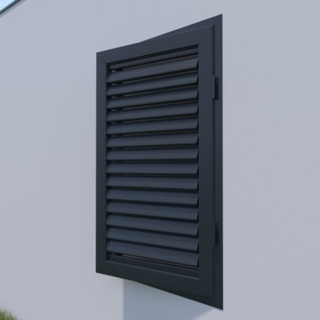Volet Battant BSO Brise Soleil Orientable Aluminium 1 Vantail