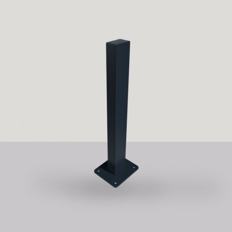 Platine au Sol en Aluminium pour Montant de 100 x 64 mm PROMO