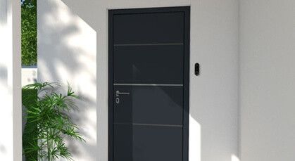 Porte d'Entrée Aluminium