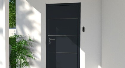 Porte d'entrée PVC