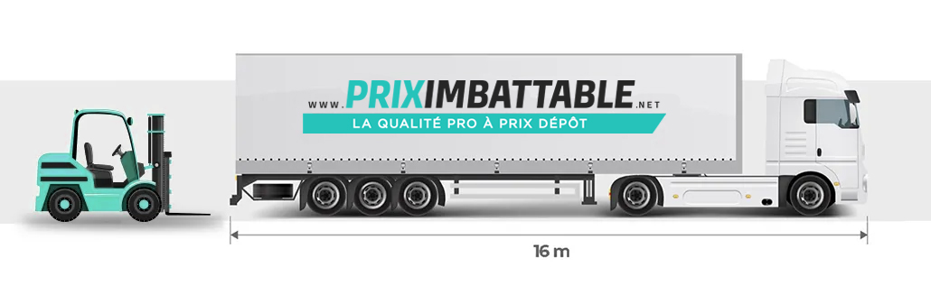 Livraison avec Camion avec Chariot Embarqué